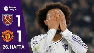 West Ham (1-1) Manchester United | Match Summary, Week 26 | Premier League - 2025/26