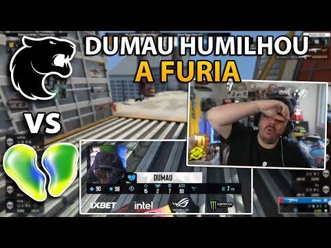(MAPA 2) FURIA vs 00NATION - ESL CHALLENGER VALENCIA 2022 - DUMAU NOVA REVELAÇÃO | CORTES DO GAULES
