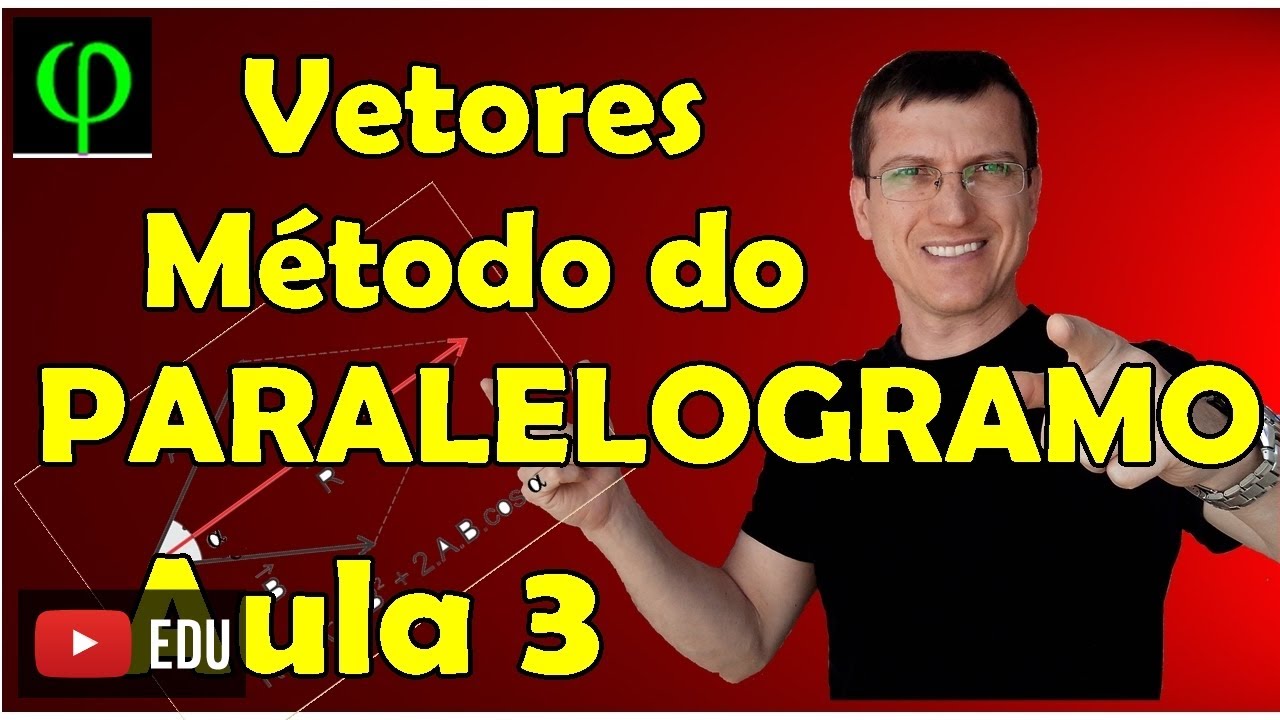 Soma de Vetores - Método do PARALELOGRAMO - VETORES - Aula 3 - Prof.  Marcelo Boaro