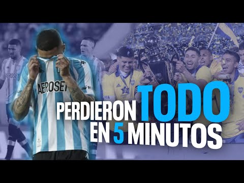 El día que RACING pecheó un TÍTULO en su propia cancha | Final de LIGA AFA 2022 BOCA Campeón