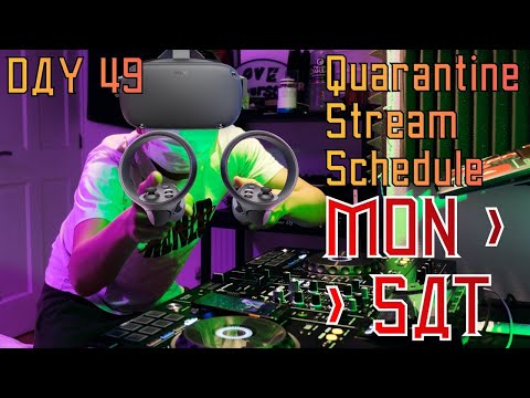 DJ RAVINE - DJing in VR stream - DAY 49 (Playing whatever) TRIBE XR