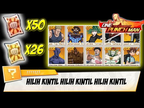 🔥🔥 GACHA 76 TIKET REKRUT SSR KEMANAAAA - ONE PUNCH MAN THE STRONGEST MAN