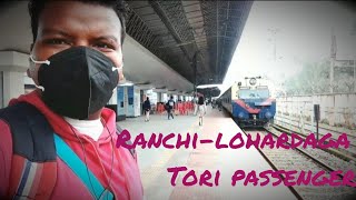 Ranchi Lohardaga Tori passenger Train journey #railfan #travellingfan #travelwithalokkumar