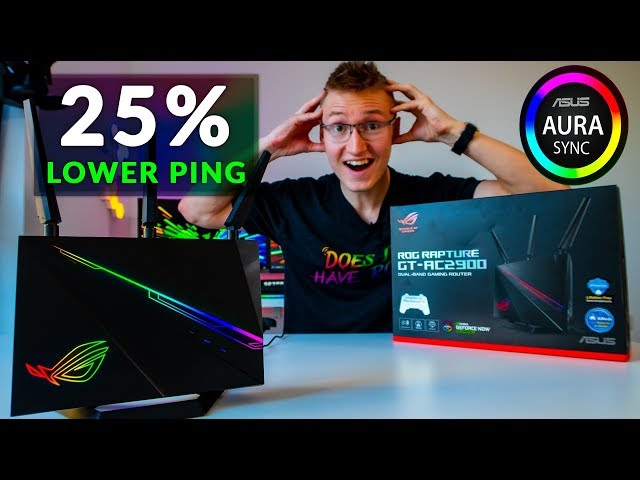 ASUS GT-AC2900 (Gaming Router) Wifi AC2900 2 băng tần, router WiFi gaming có thể mở rộng, AiMesh 360 WIFI Mesh, WTFast, GeForce Now, AiProtection, USB 3.1, AURA RGB