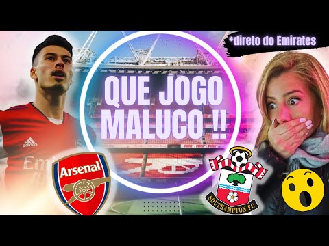⚽️ ARSENAL x SOUTHAMPTON! UM DOS JOGOS MAIS LOUCOS E EMOCIONANTES DA MINHA VIDA!