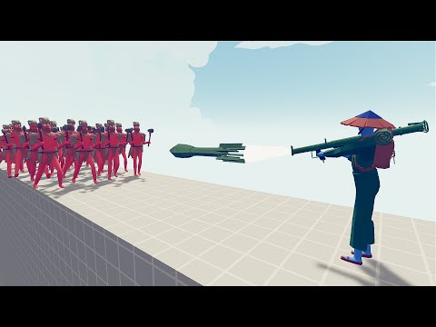 BAZOOKA WARRIORS VS EVERY MELEE UNIT - Totally Accurate Battle Simulator