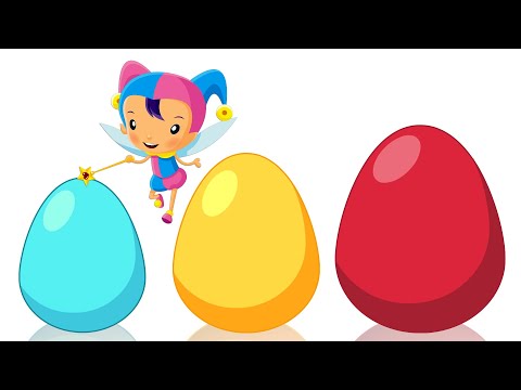 Learn Sizes with Surprise Eggs | Learn Colors for Kids | Nursery Rhymes by ABC Monsters
