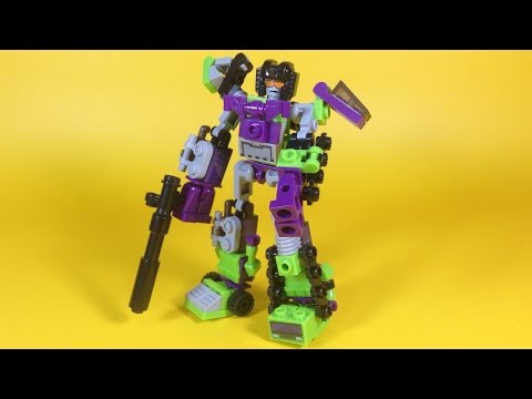Kre-O Transformers Micro-Changers Combiners CONSTRUCTICON DEVASTATOR Review - Unboxing, Build & Play
