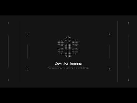 Devin for Terminal 소개 영상