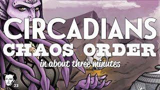 Circadians chaos order in about 3 minutes