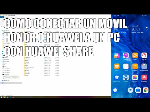 Como Conectar un movil Honor o Huawei al PC con Huawei Share