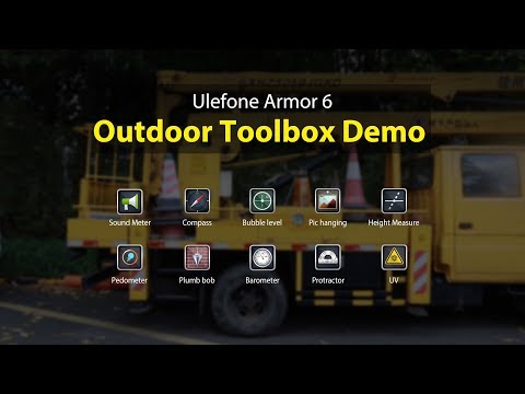 Ulefone Armor 6 Outdoor Toolbox Demo || Outdoor Test on road, on the construction site.