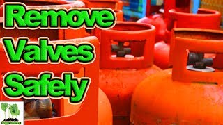 How To Remove A Valve From A Gas Bottle / Cylinder Safely