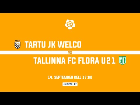 Tartu JK Welco - Tallinna FC Flora U21 | Esiliiga 2025