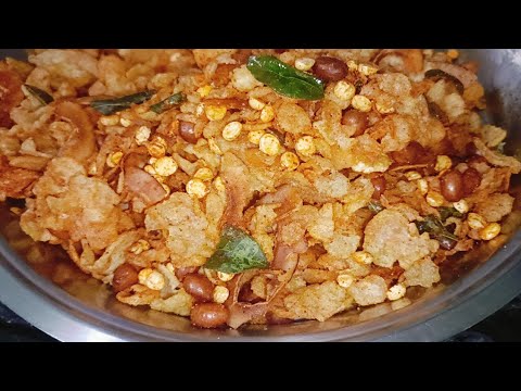 15 Mins Namkeen - Sweet & Spicy Diwali Snack | Corn Flakes Mixture | Makai Chivda TeaTime#recipe😋
