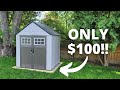 Building a Shed Foundation for $100 | TIMELAPSE