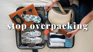 I Learned The EASIEST Way to Pack For Travel (carry on only pack with me!) ✈️