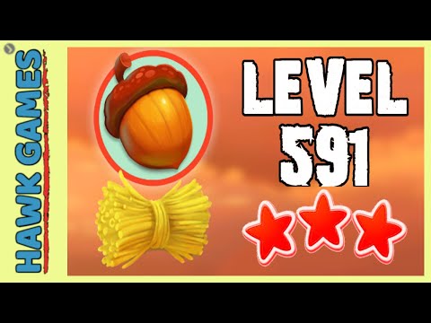 Farm Heroes Super Saga Level 591 Hard - 3 Stars Walkthrough, No Boosters