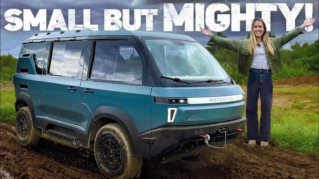 This Cute Electric Camper Is An Off-Roading BEAST!