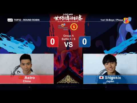 Round Robin Top 32 Astro vs Shigekix - WDSF World Breaking Championship