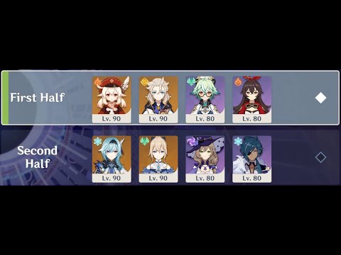 3.1 Spiral Abyss, Knights of Favonius - (Floor 12, 9★)