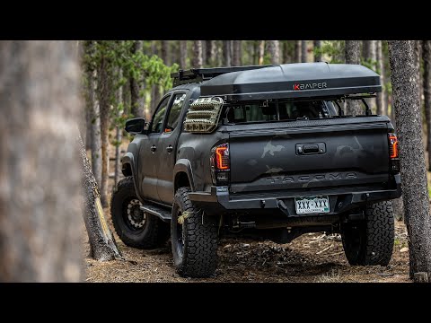 Ultimate Overland Bed Setup - Diamondback + Front Runner Tacoma Bed Cover Rack System