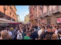 AC Milan vs Newcastle United (Newcastle fans away in Milano) splendid atmosphere