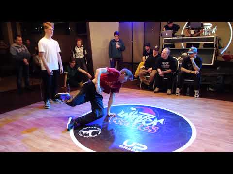 juniors 14-17 1/4 final bboy Dan Fox vs Lukas - брейкданс батл WINTER WARS 2020