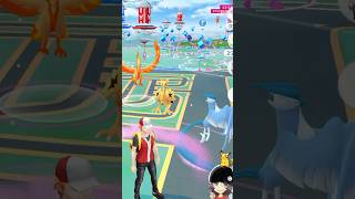 【衝撃の降臨⚠️】、、こ、コレは今しか見れん。#ポケモンGO#ゾロア#コミュデイ#色違いガラル三鳥