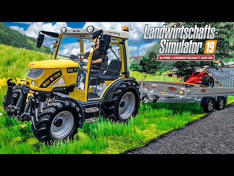LS19: ALPINE LANDWIRTSCHAFT - Gameplay mit dem Aebi Motormäher! | FARMING SIMULATOR 19 Alpine DLC #1