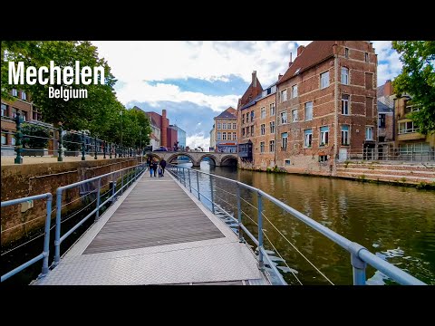 Mechelen, Belgium - 4K-HDR Walking Tour (▶50min) - Tourister Tours