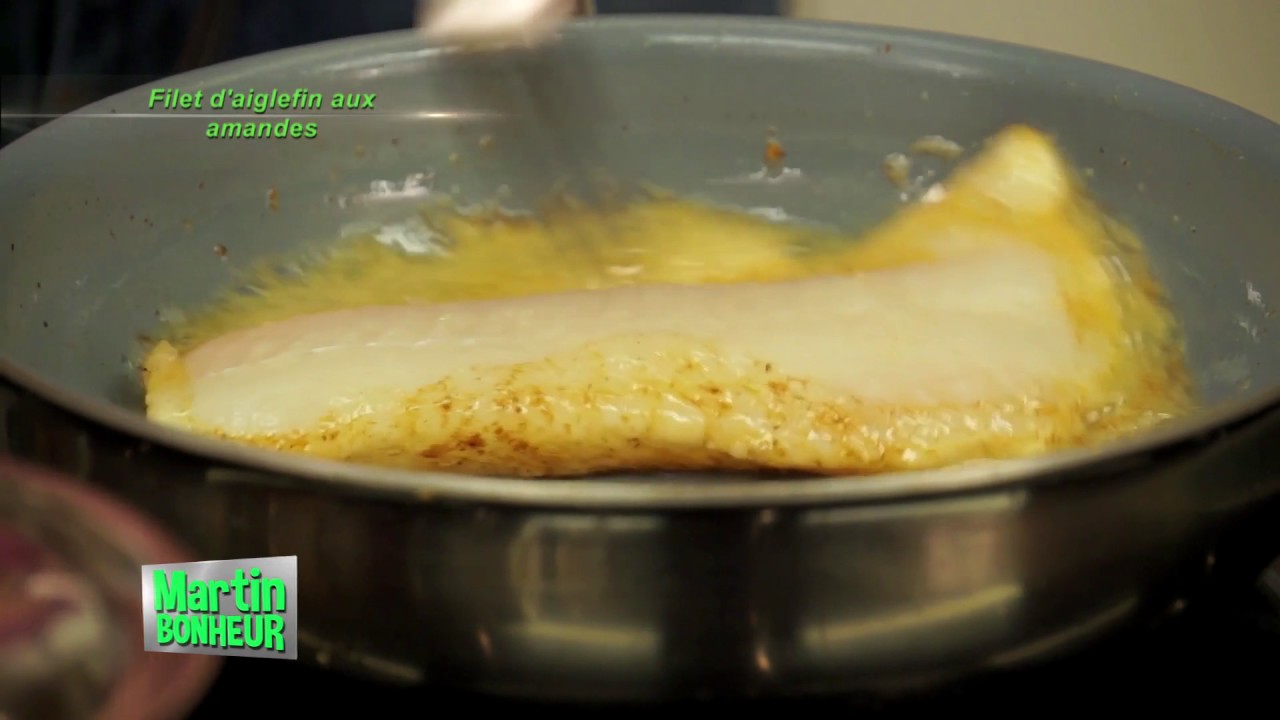 filet d'aiglefin aux amandes