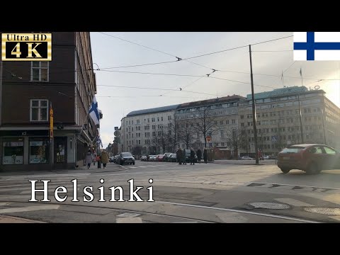 🇫🇮Kamppi District - Helsinki Winter Walk -【4K 60fps】