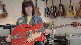 Video thumbnail for Here in the Shop, Tobin plays an incredible 1967 Gretsch 6120 Chet Atkins Nashville Model by Rumble Seat Music