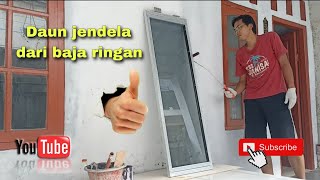 Download lagu Membuat daun jendela dari baja ringan || proyek rumahan mp3