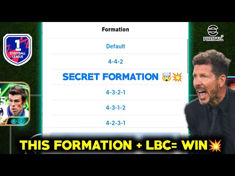 Don't Avoid this formation 🤯💥 | Best Attacking formation in Efootball |Best counter attack formation