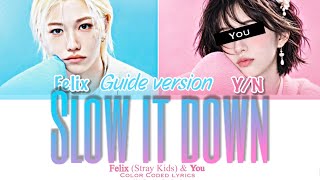 {GUIDE} Stray Kids Felix (필릭스) &amp; You – “Slow It Down” | ALL PARTS / Karaoke Practice