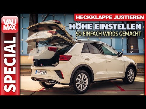 Elektrische Heckklappe einstellen. So programmiert man die Höhe neu VW | Seat | Skoda | Audi | Cupra