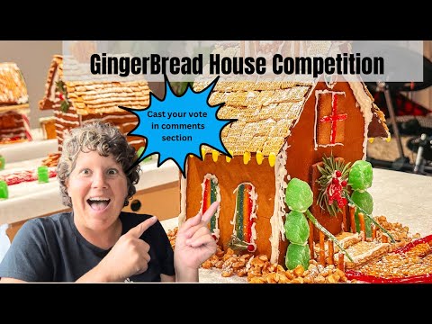 Indestructible Gingerbread House Recipe, Family Competition, Viewers Judge!!!