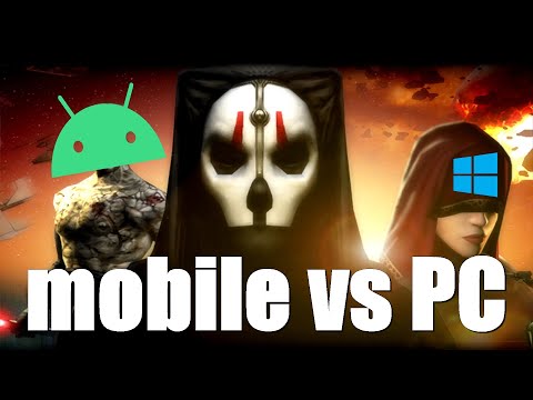 Star Wars KOTOR 2 - mobile (Android) vs PC comparison