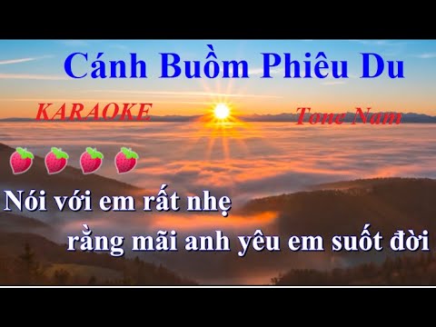 Karaoke Cánh Buồm Phiêu Du Tone Nam