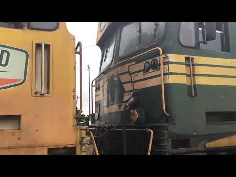 Pacific Nationals G519 G540 G520 all sitting down at Gheringhap 22/5/2022