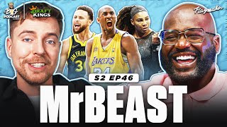 Shaq Challenges MrBeast To Get Stung By 500 Bees, Breaking Shaq's Record & How Kobe Changed His Life
