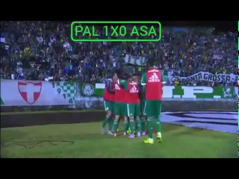 O primeiro gol de Gabriel Jesus - Asa-AL 0 x 1 Palmeiras