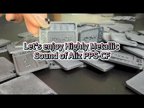 Amazing! Aliz PPS-CF Makes 3D Prints SOUND Like METAL!