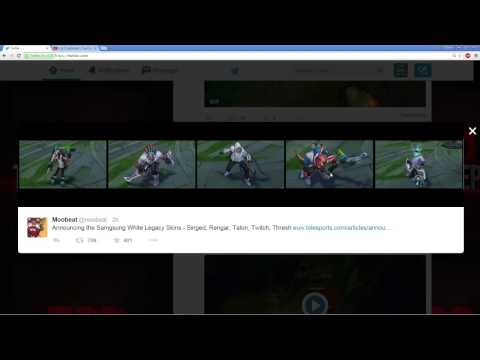 Samsung White Legacy Skin Twitch In-Game Picture - League of Legends LOL PBE , EthanD / EthanDJ