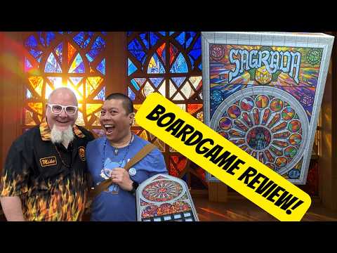 Sagrada Review: Build Stunning Stained Glass Windows with Clever Dice Drafting #boardgames