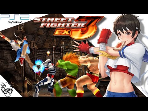 Street Fighter EX3 (PS2 / 2000) - Sakura Kasugano [Original Mode: Playthrough] [Difficulty: Hard]