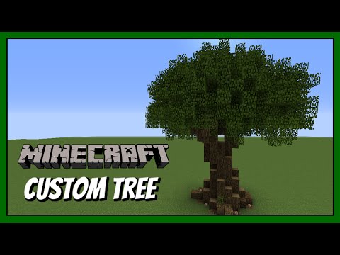 Minecraft How to build - Custom tree tutorial