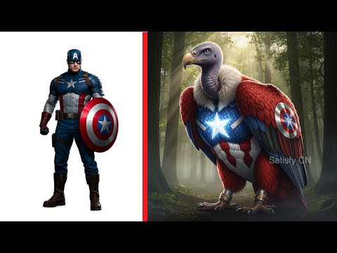 AVENGERS TRANSFORM TO VULTURE VENGERS 🔥 All Characters Marvel & DC 2025💥💥